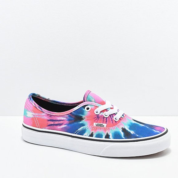 tie dye vans authentic